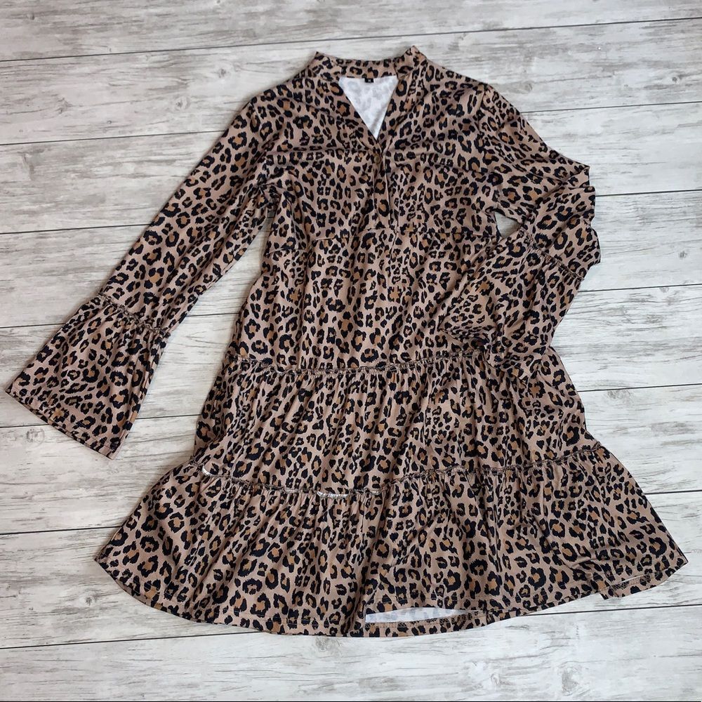 Animal Print Boutique Dress Size Medium